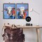 Stupell Industries Guernsey Cow Horned Portrait 2 pc Framed Giclee Wall Art Set Design by Victoria Barnes